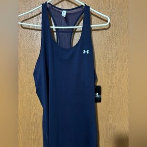 Large mesh UnderArmour workout top. NWT